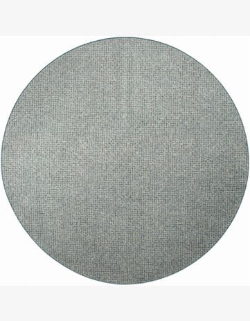 10' x 10' Easy-Clean Checkered Indoor / Outdoor Round Rug