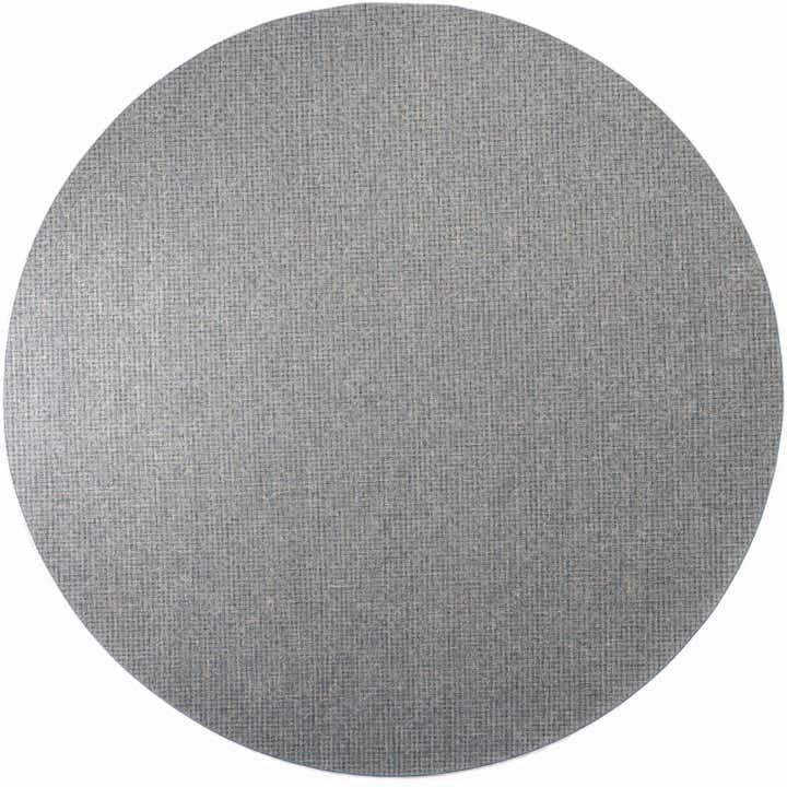 13' x 13' Easy-Clean Checkered Indoor / Outdoor Round Rug