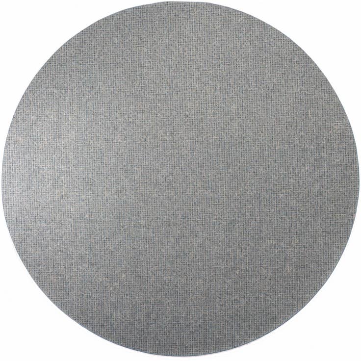 Detail image of 13' x 13' Easy-Clean Checkered Indoor / Outdoor Round Rug