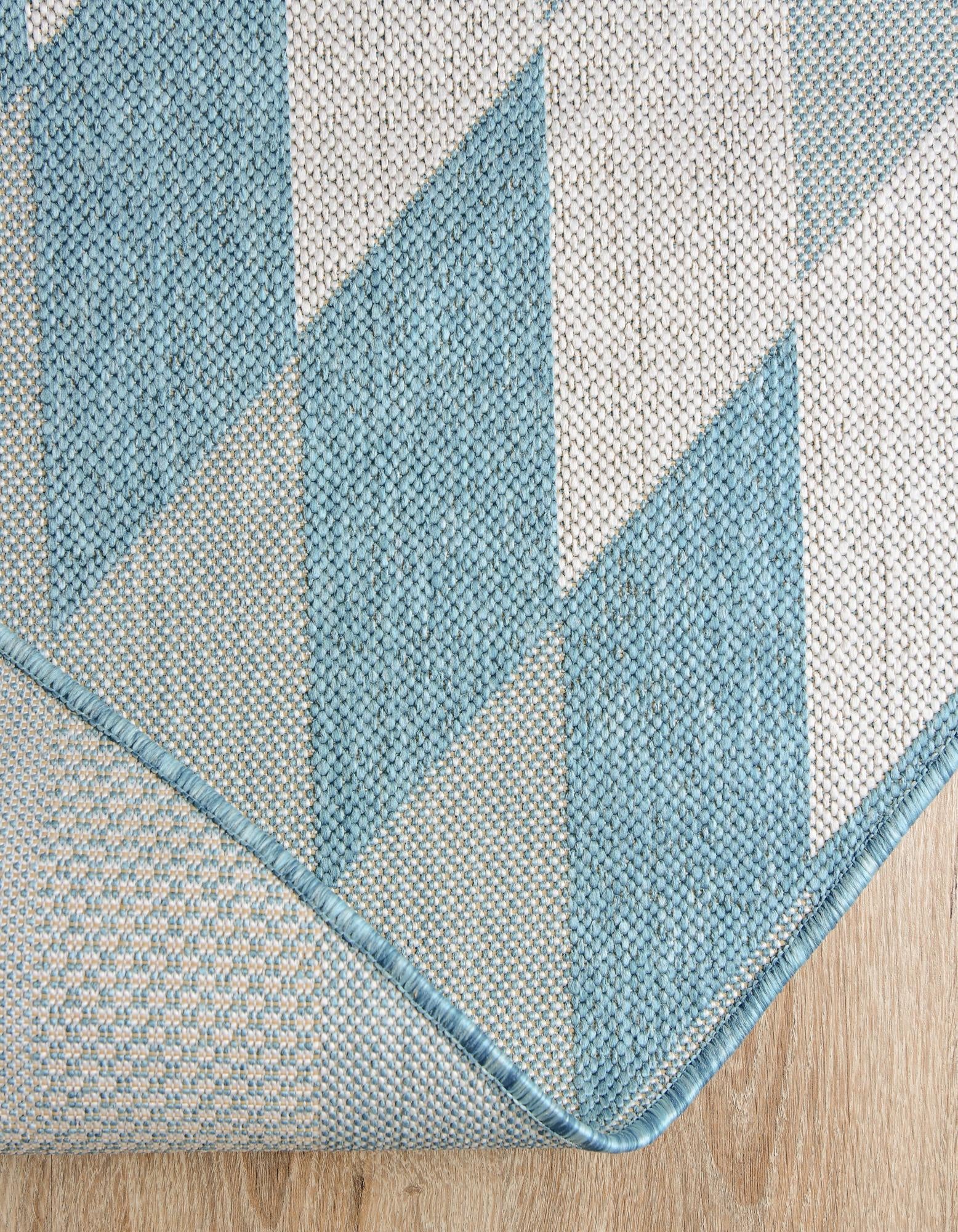 6' x 6' Easy-Clean Modern Indoor / Outdoor Round Rug
