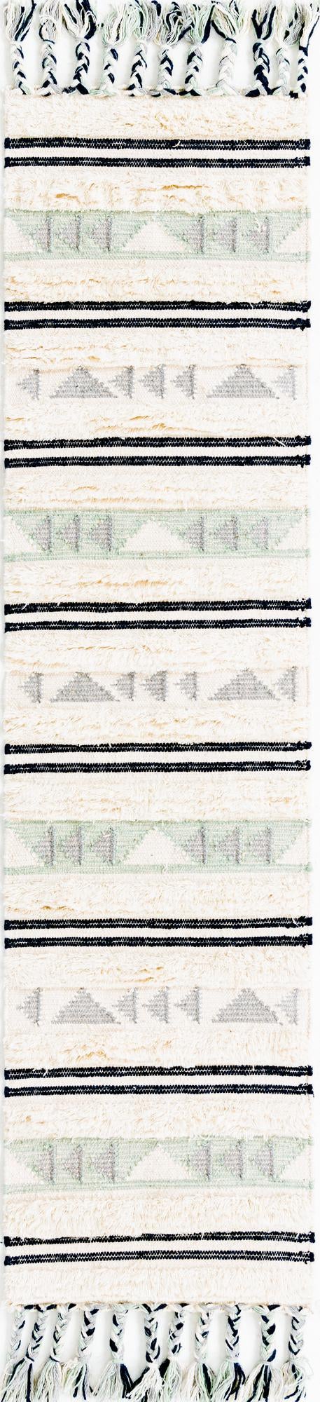 2' 2 x 8' 2 Hand Woven Arizona Wool Runner Rug