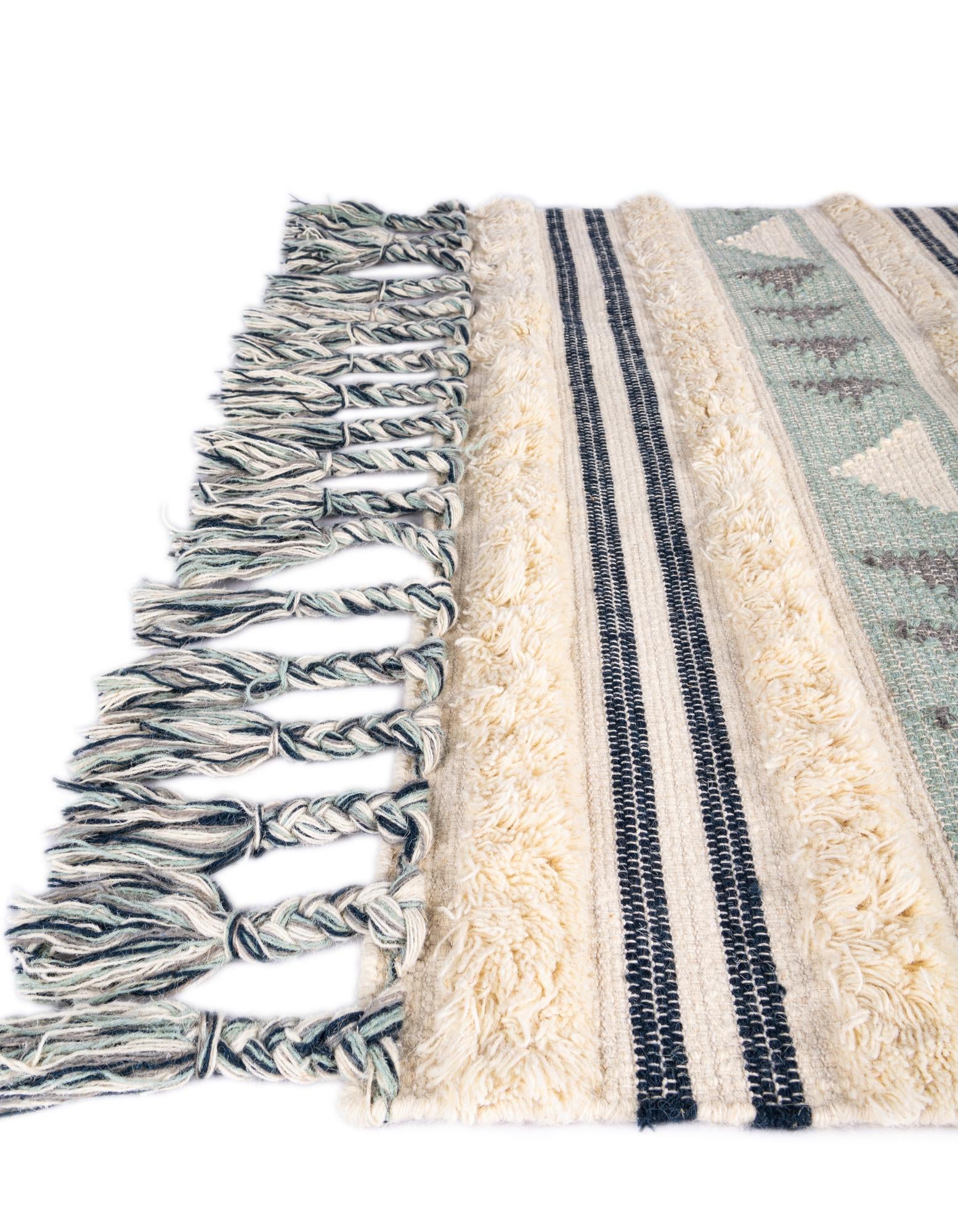2' 2 x 6' 1 Hand Woven Arizona Wool Runner Rug