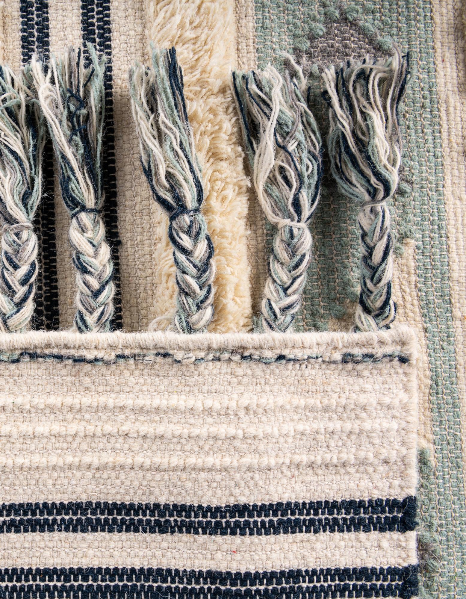 2' 2 x 6' 1 Hand Woven Arizona Wool Runner Rug