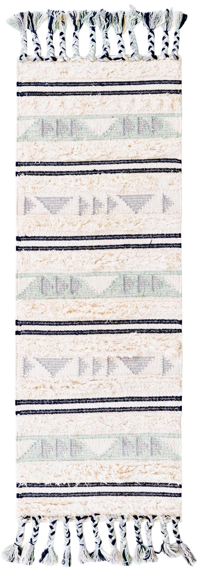 2' 2 x 6' 1 Hand Woven Arizona Wool Runner Rug