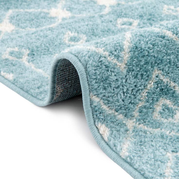 Detail image of 2' x 6' Moroccan Trellis Runner Rug