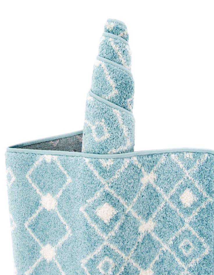 Detail image of 2' x 5' Moroccan Trellis Runner Rug