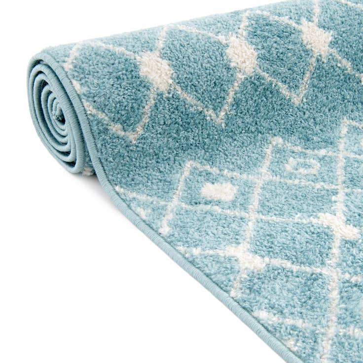 Detail image of 2' x 5' Moroccan Trellis Runner Rug