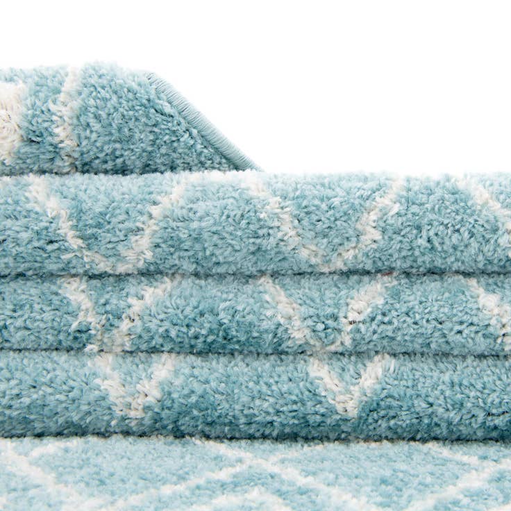 Detail image of 2' x 5' Moroccan Trellis Runner Rug