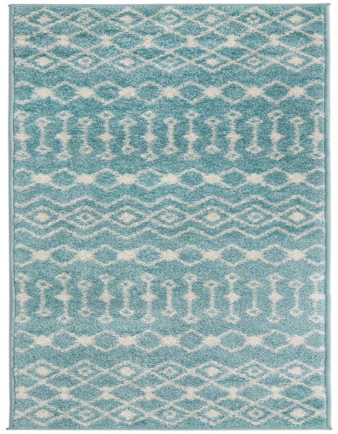 Detail image of 2' x 6' Moroccan Trellis Runner Rug