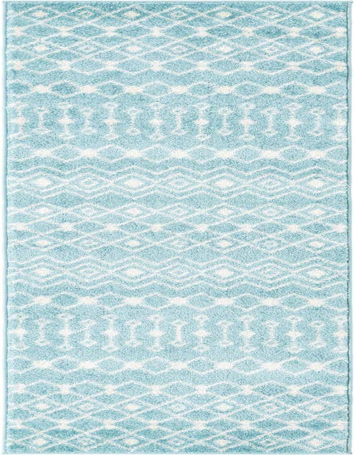 Detail image of 2' x 8' Moroccan Trellis Runner Rug