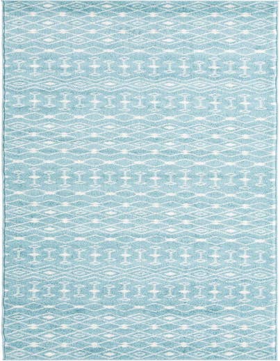 Detail image of 3' 3 x 16' 5 Moroccan Trellis Runner Rug