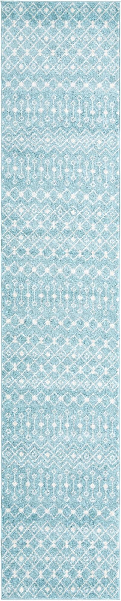 Primary image 3' 3 x 16' 5 Moroccan Trellis Runner Rug