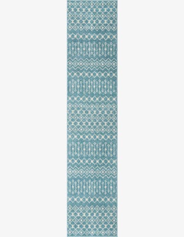 2' 7 x 12' Moroccan Trellis Runner Rug