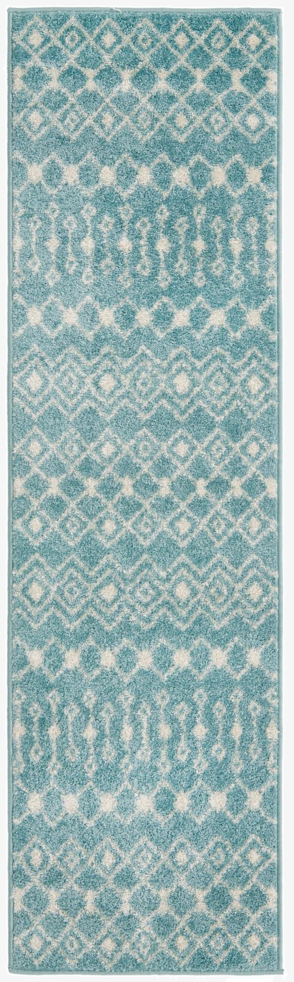 2' x 7' Moroccan Trellis Runner Rug