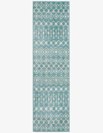 2' x 7' Moroccan Trellis Runner Rug