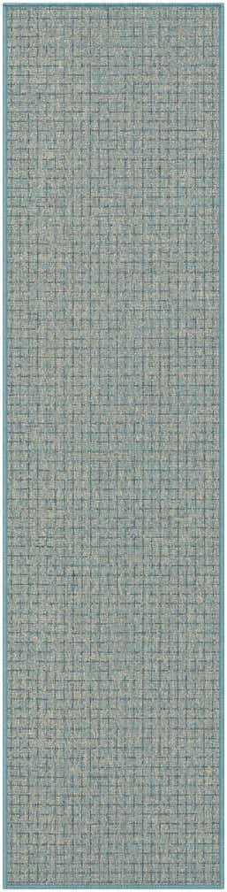 2' x 8' Easy-Clean Checkered Indoor / Outdoor Runner Rug