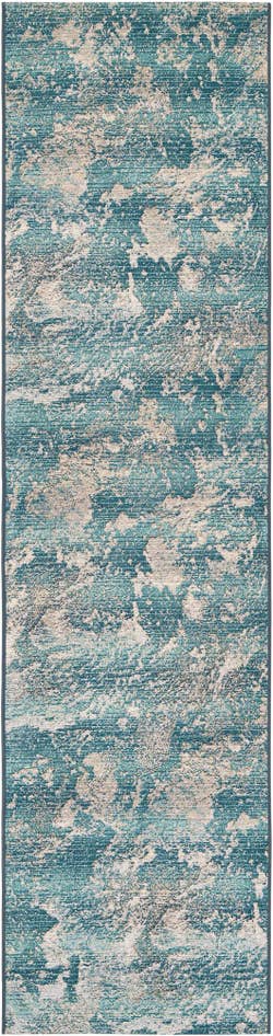 Detail image of 2' 7 x 10' Easy-Clean Modern Indoor / Outdoor Runner Rug