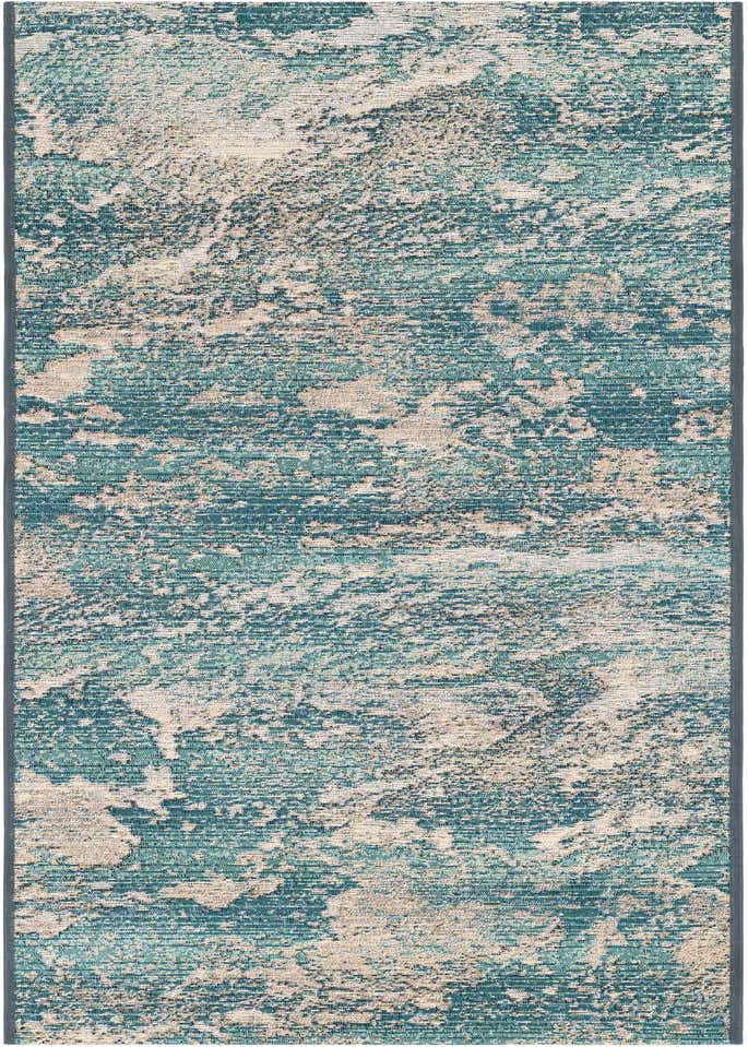 2' x 6' Easy-Clean Modern Indoor / Outdoor Runner Rug