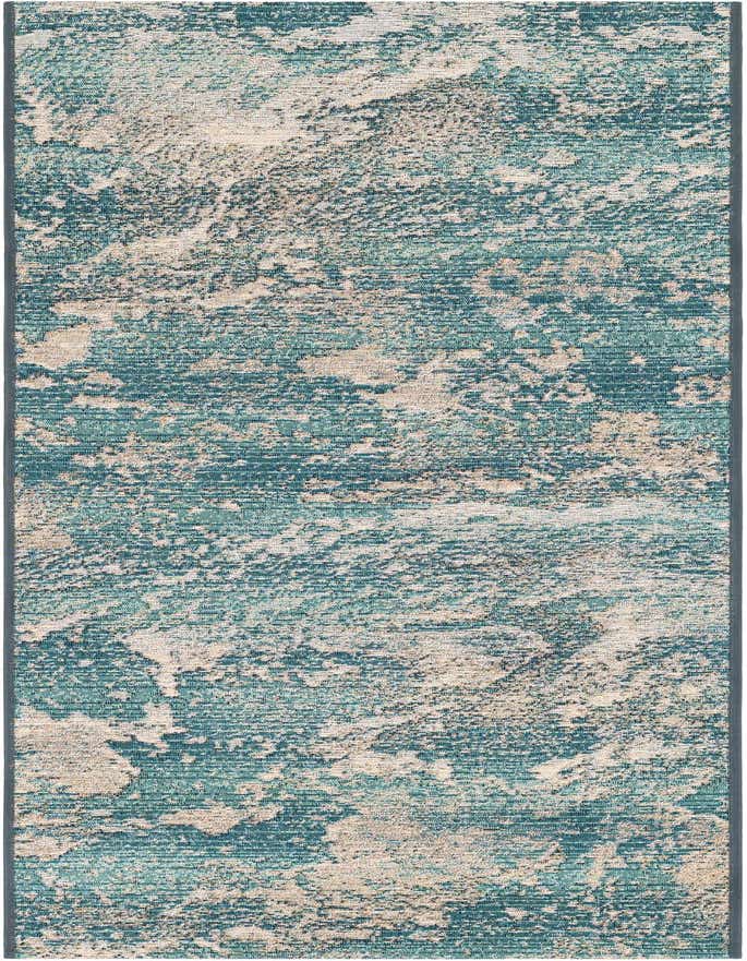 2' x 6' Easy-Clean Modern Indoor / Outdoor Runner Rug