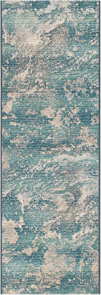 2' x 6' Easy-Clean Modern Indoor / Outdoor Runner Rug