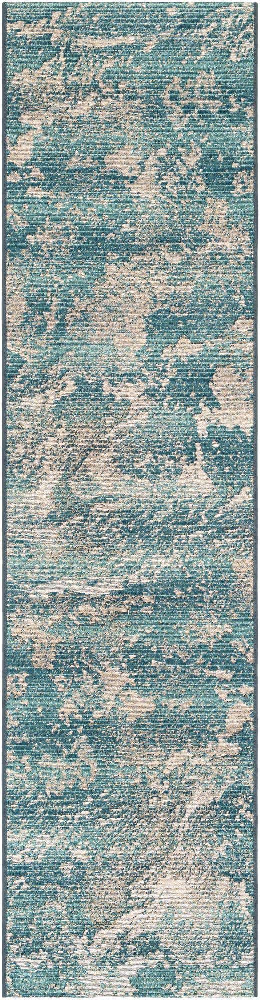2' x 8' Easy-Clean Modern Indoor / Outdoor Runner Rug