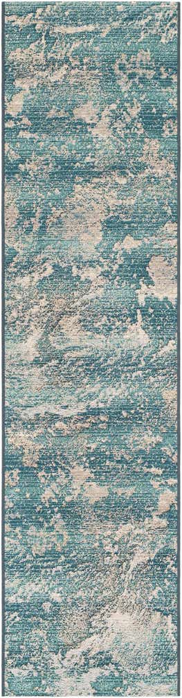 2' x 8' Easy-Clean Modern Indoor / Outdoor Runner Rug