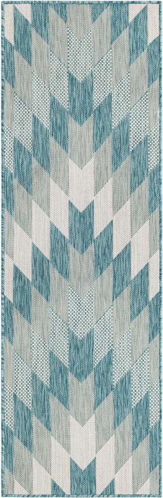 2' x 6' Easy-Clean Modern Indoor / Outdoor Runner Rug