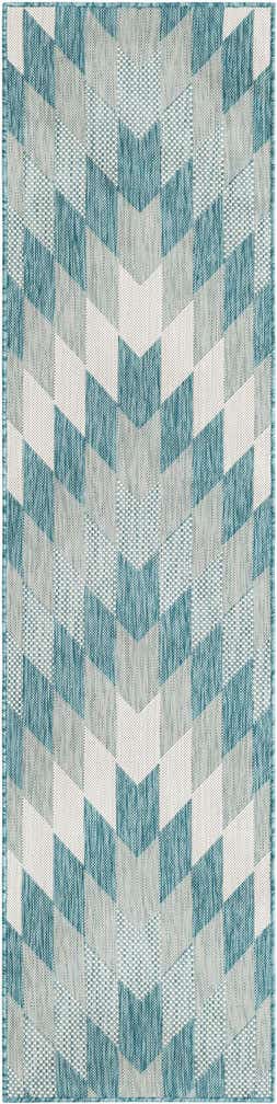 2' x 8' Easy-Clean Modern Indoor / Outdoor Runner Rug