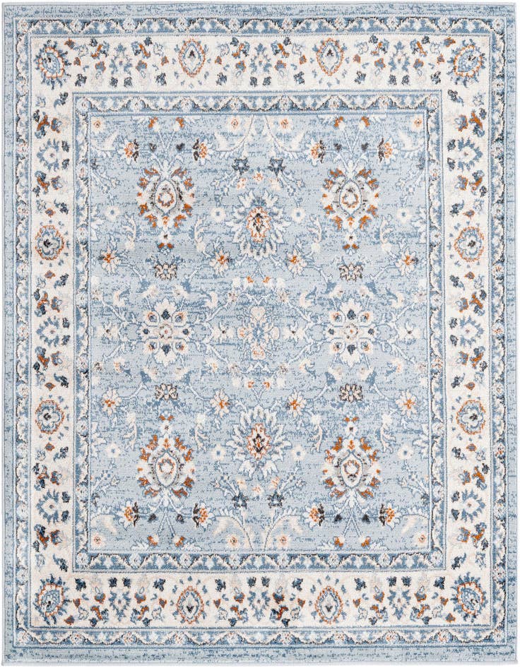 Detail image of 5' 3 x 5' 3 Charlotte Square Rug