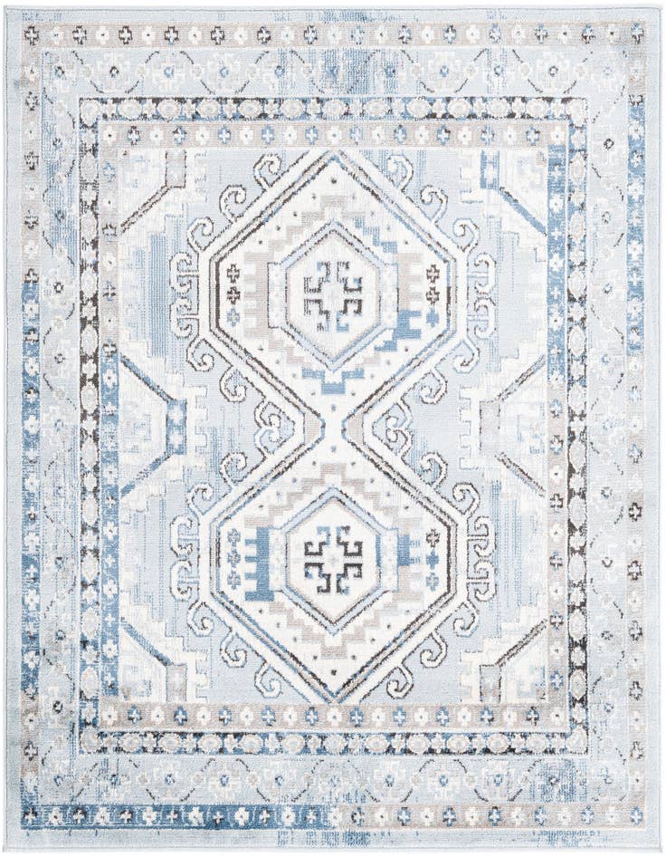 Detail image of 5' 3 x 5' 3 Charlotte Square Rug