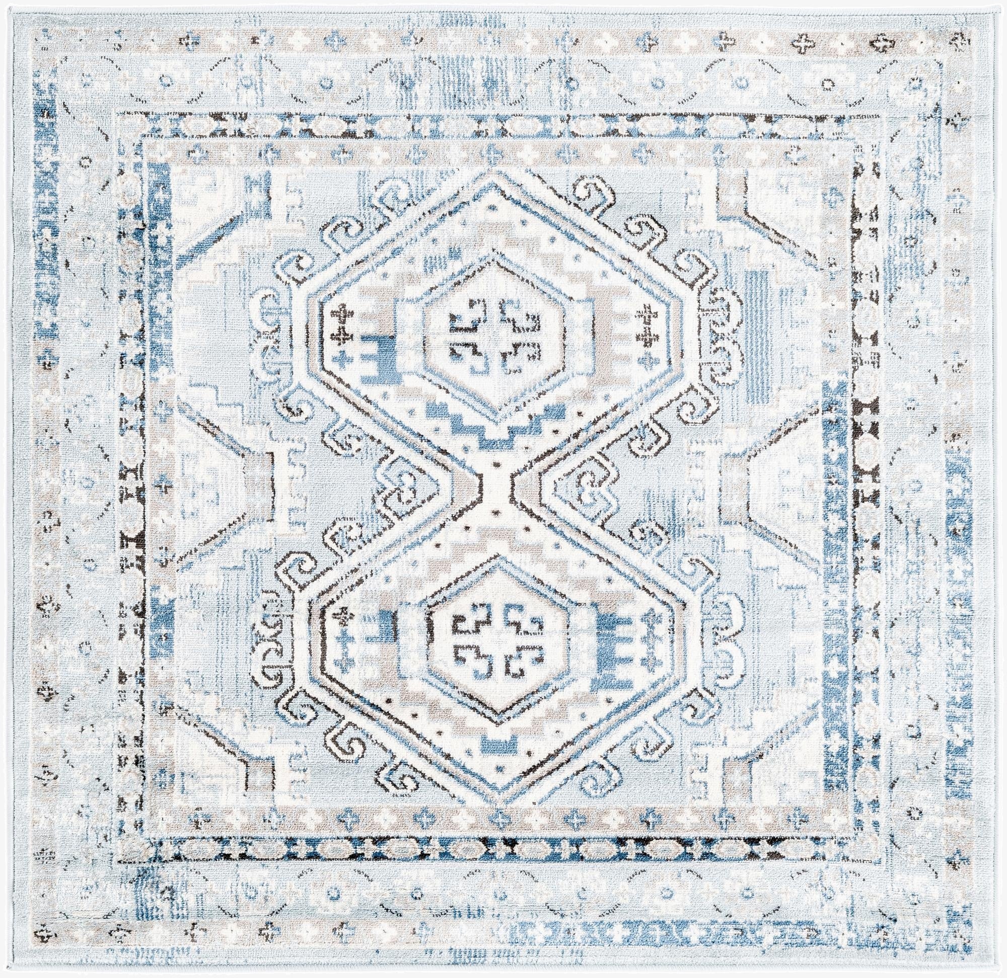 4' x 4' Charlotte Square Rug