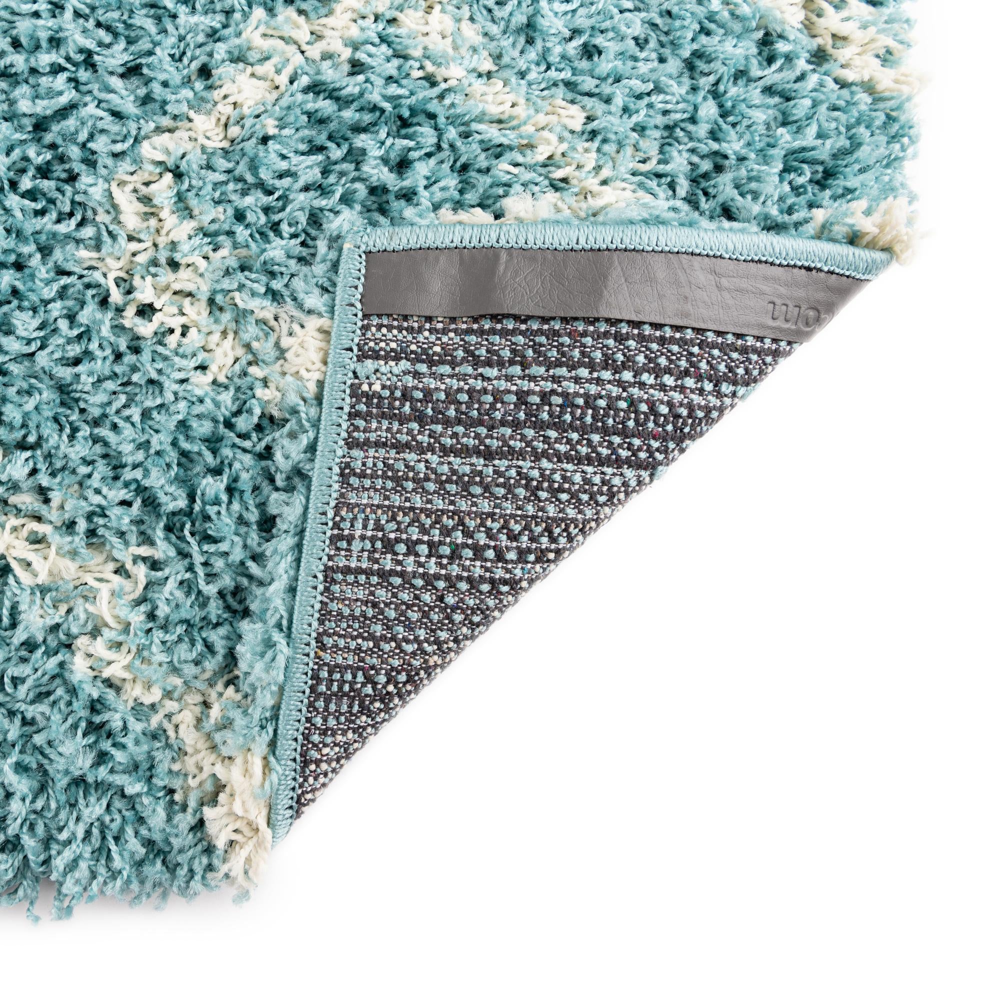 3' 3 x 3' 3 Lattice Shag Square Rug