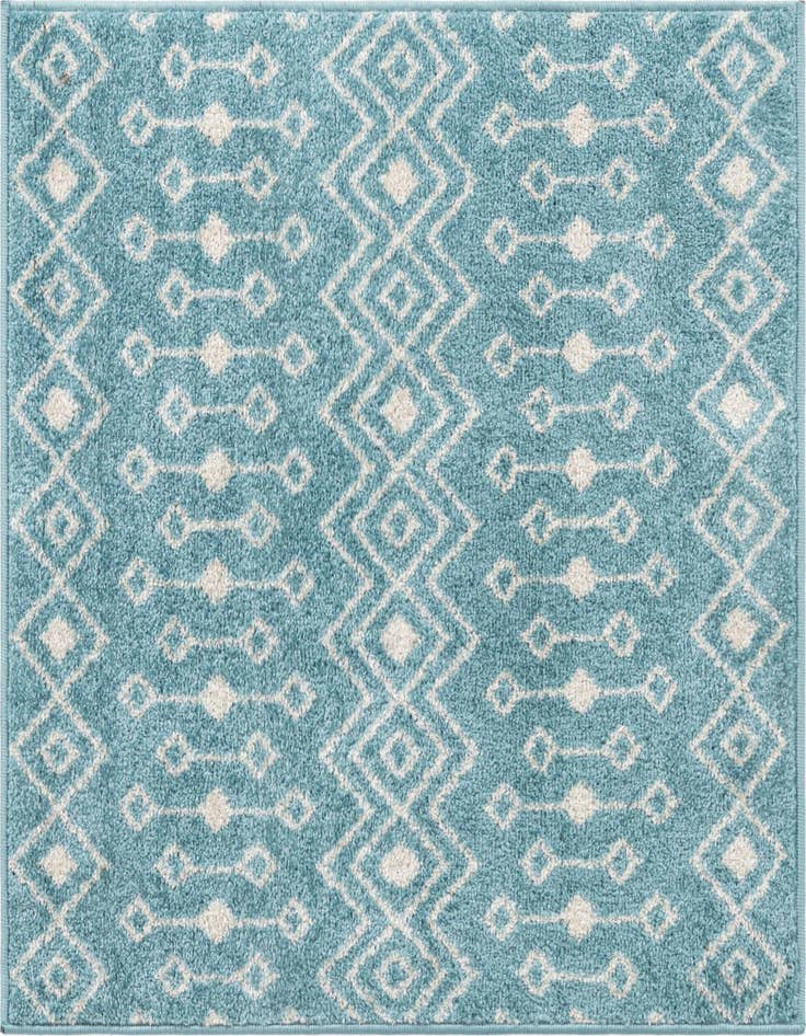 Detail image of 3' 3 x 3' 3 Moroccan Trellis Square Rug