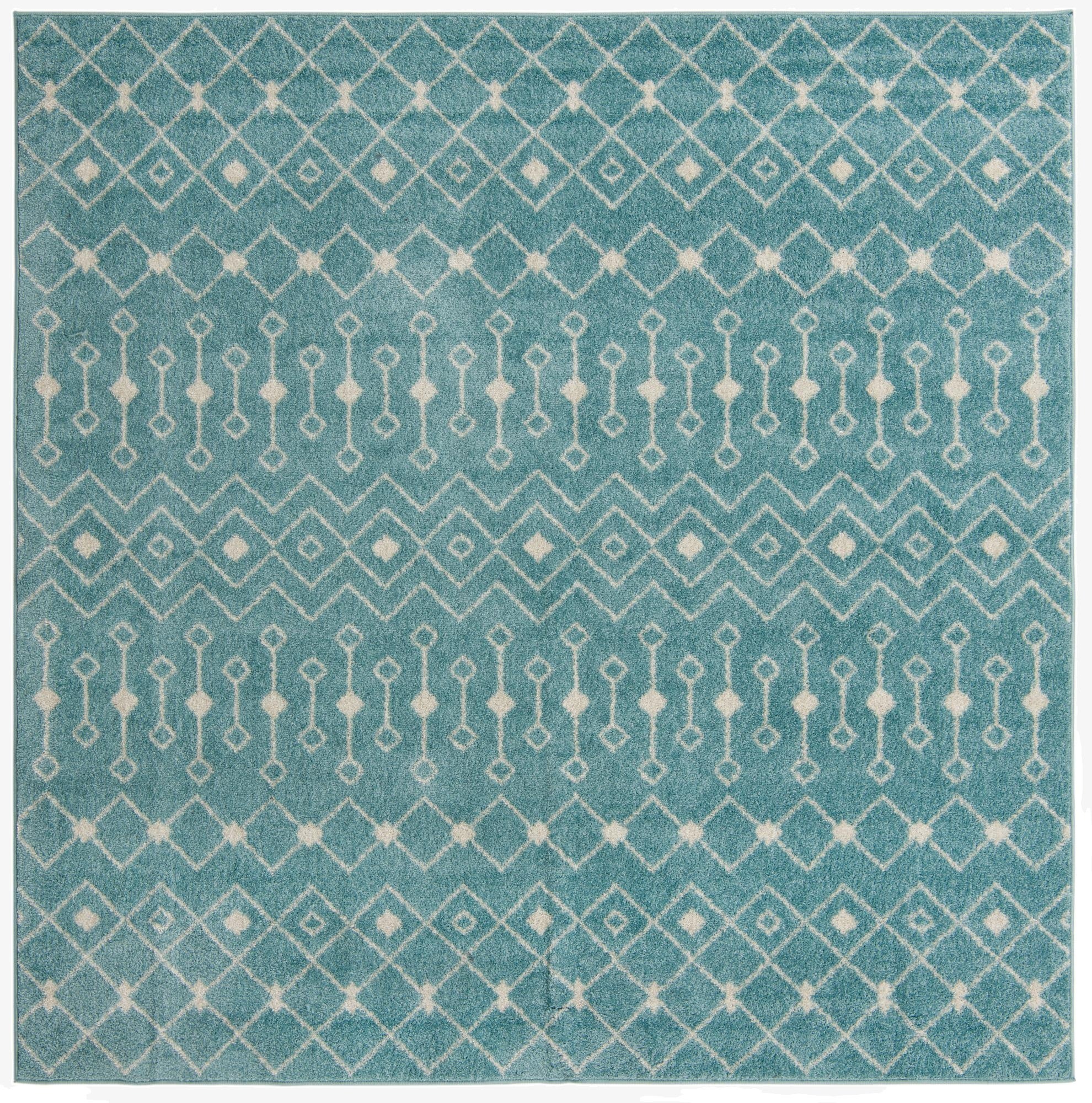 Primary image 7' 10 x 7' 10 Moroccan Trellis Square Rug