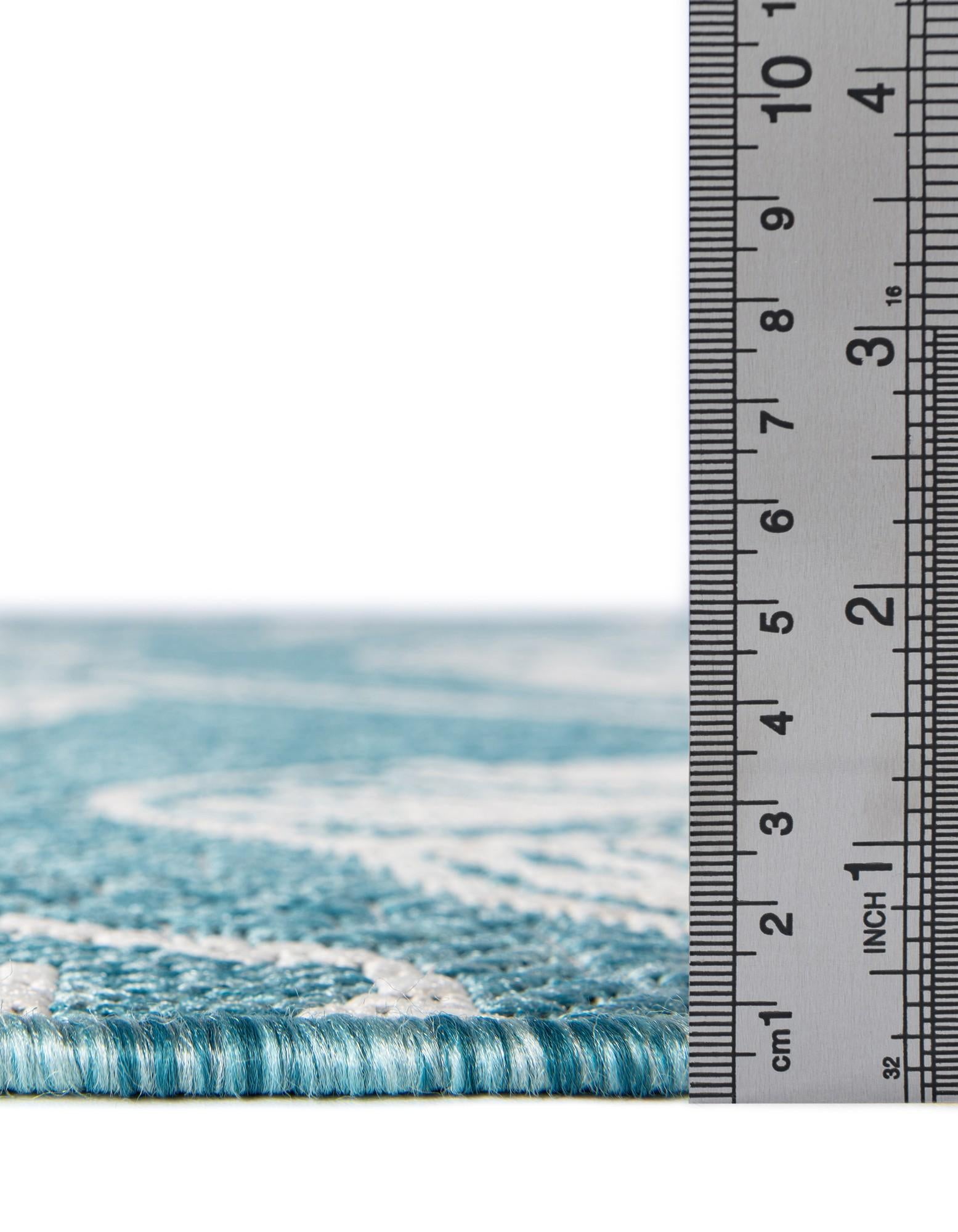 13' x 13' Easy-Clean Coastal Indoor / Outdoor Square Rug