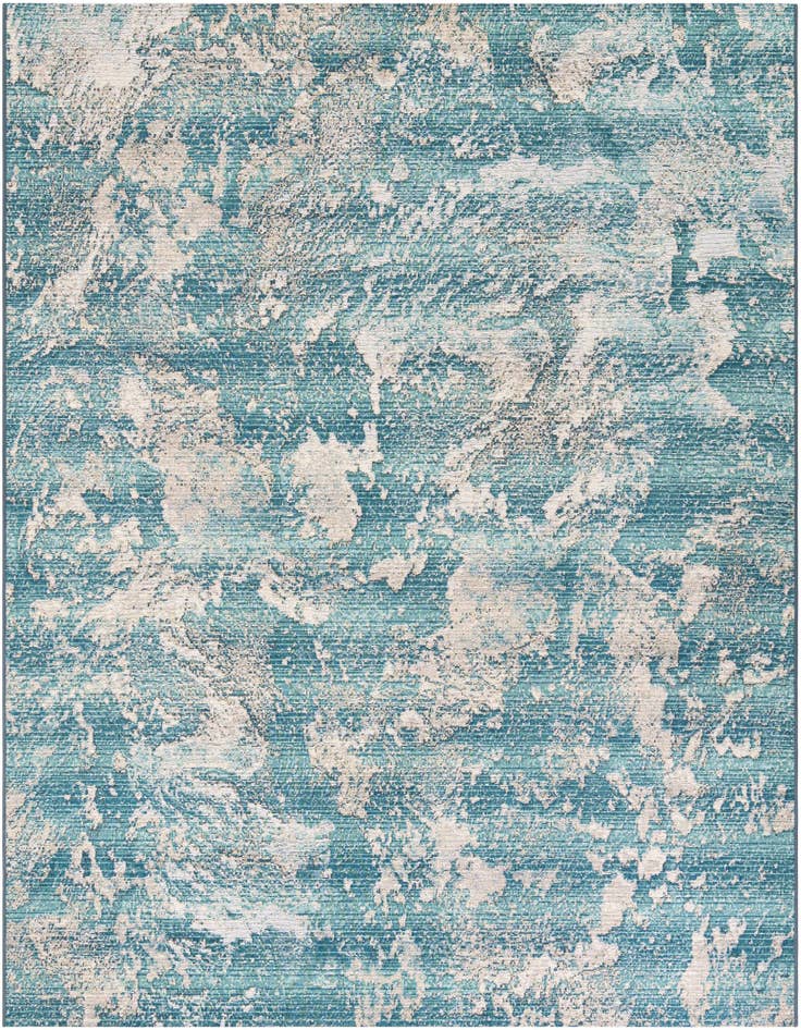 Detail image of 7' 10 x 7' 10 Easy-Clean Modern Indoor / Outdoor Square Rug