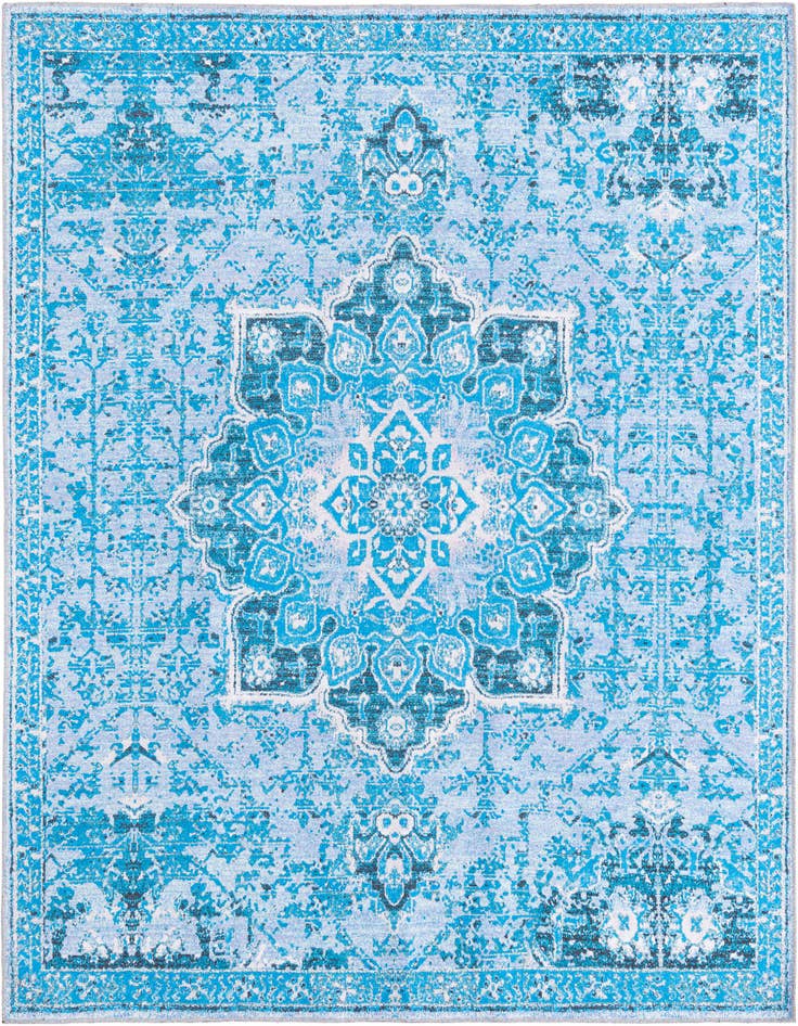 Detail image of 7' 3 x 7' 3 Washable Renaissance Square Rug