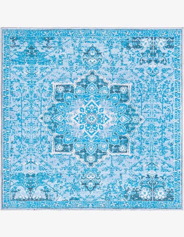 5' 3 x 5' 3 Washable Renaissance Square Rug