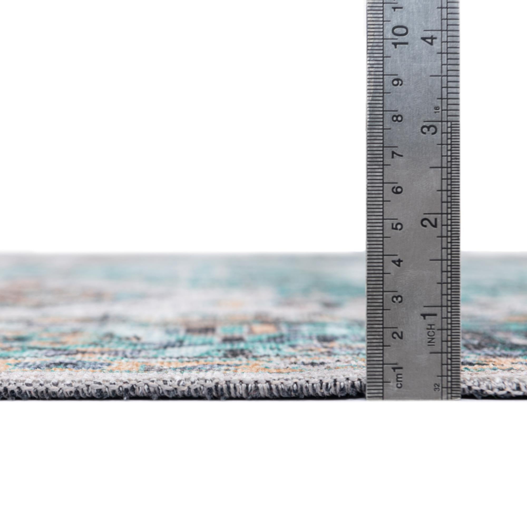 5' x 5' Washable Yara Octagon Rug