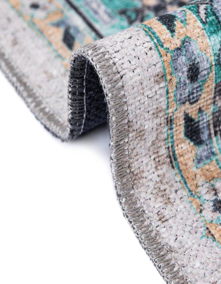 Detail image of 7' 10 x 7' 10  Washable Yara Octagon Rug