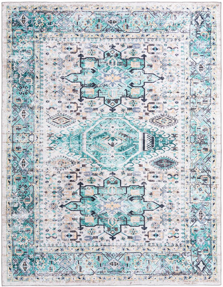 Detail image of 7' 10 x 10' Washable Yara Rug