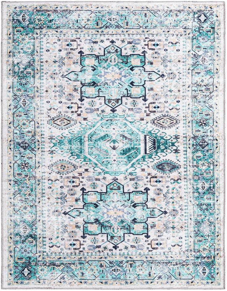 Detail image of 4' x 6' Washable Yara Rug