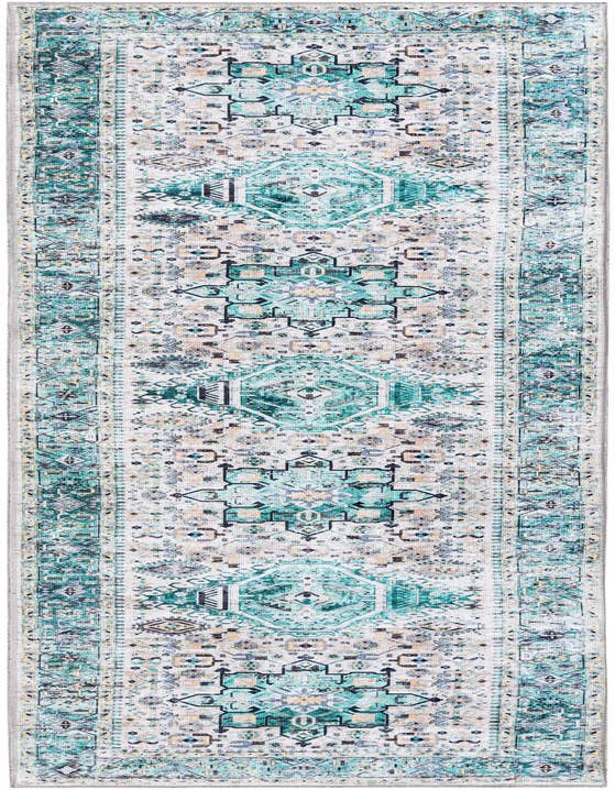 Detail image of 2' 7 x 10' Washable Yara Runner Rug
