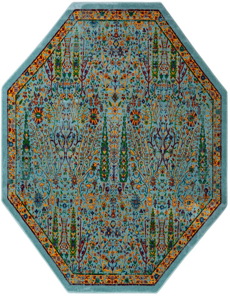 Detail image of 7' 10 x 7' 10 Calypso Octagon Rug