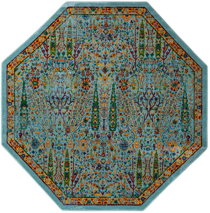 Detail image of 7' 10 x 7' 10 Calypso Octagon Rug