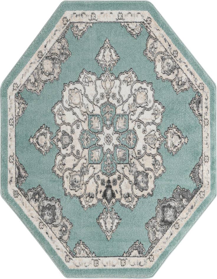 Detail image of 5' x 5' Parker Octagon Rug