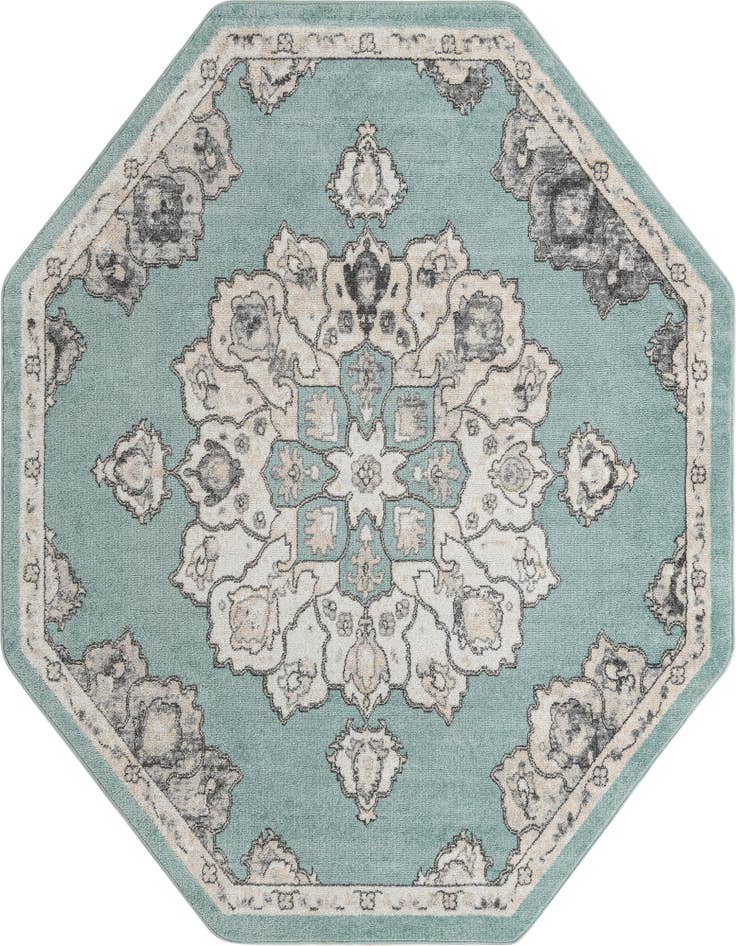 Detail image of 7' 10 x 7' 10 Parker Octagon Rug