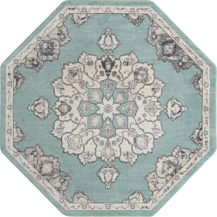 Detail image of 7' 10 x 7' 10 Parker Octagon Rug