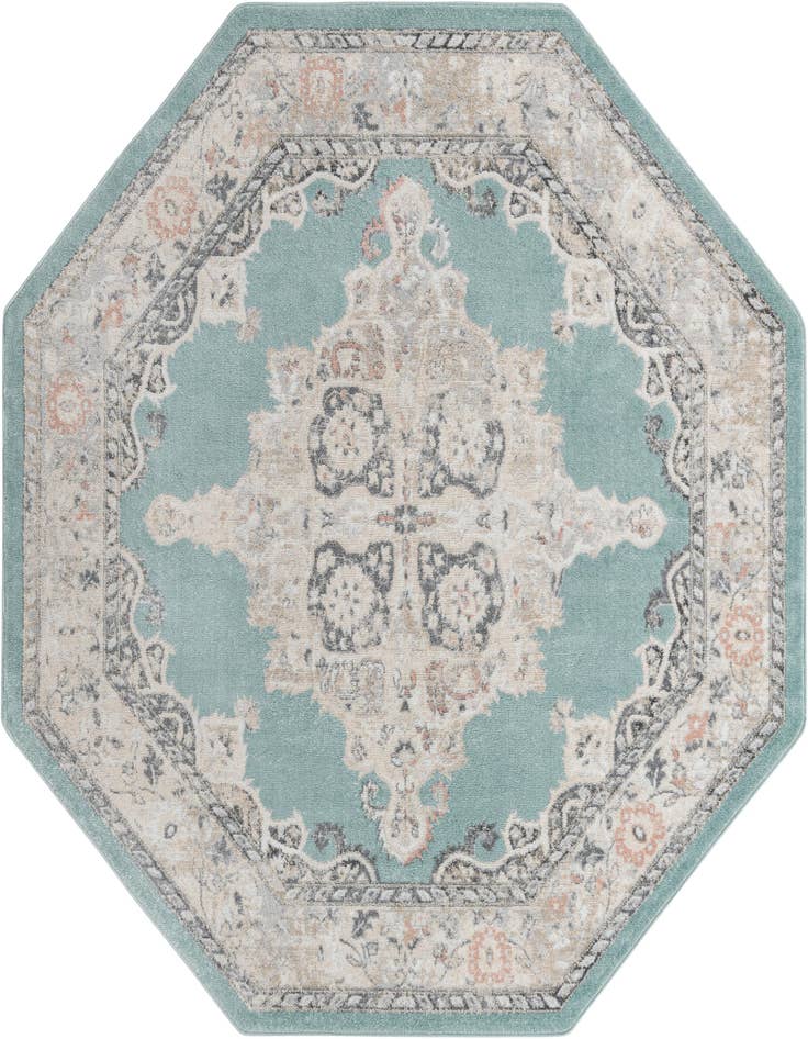 Detail image of 7' 10 x 7' 10 Parker Octagon Rug