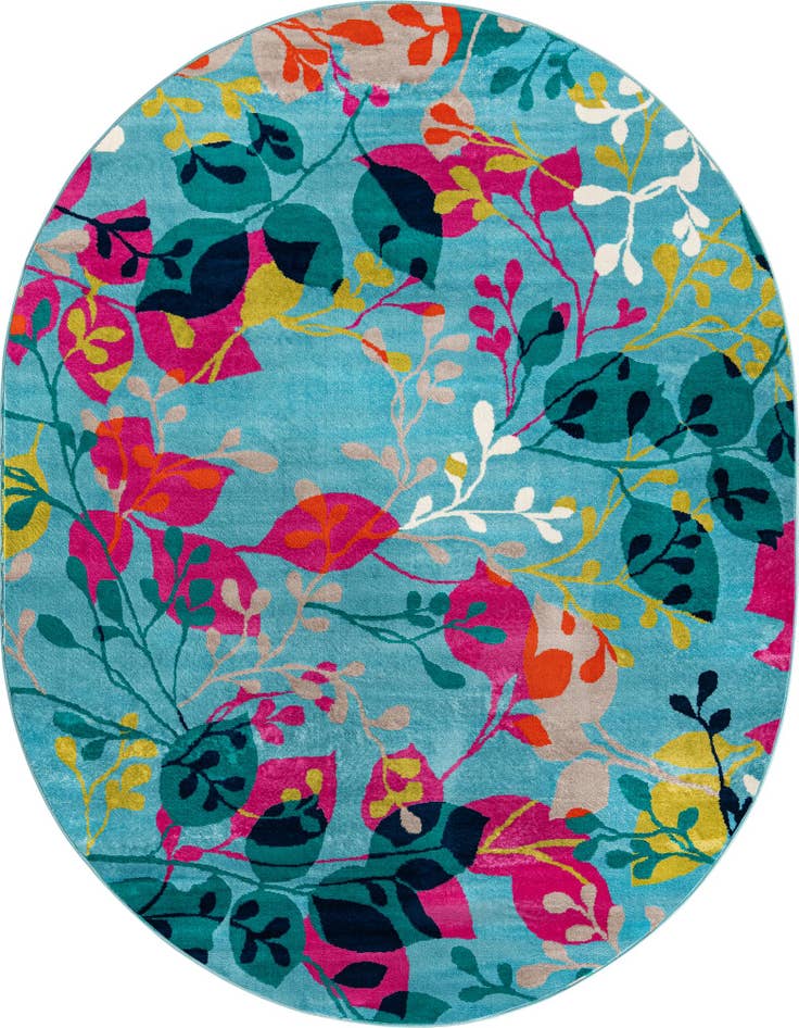 Detail image of 7' 10 x 10' Azalea Oval Rug